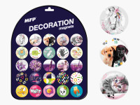 Magnes dekoracyjny okrągły 3,5 mix 4200303 MFP