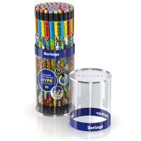 Ołówek Hype czarnego drewna Berlingo