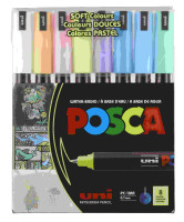 Marker Posca 8szt. Soft Colors PC-1MR Uni