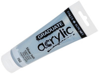 Farba akrylowa Graduate Arcylic 120ml Silver Imit 123120702