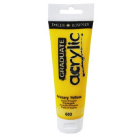 Farba akrylowa Graduate Arcylic 120ml Primary Yellow