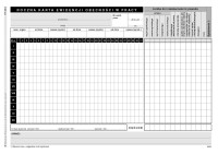 Roczna karta ewidencji obecności w pracy MiP 508-3 A5
