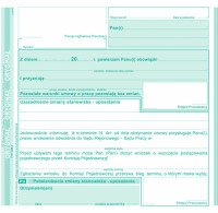 Potwierdzenie zmiany stanowiska - uposażenia PU MiP 560-4 2/3 A5
