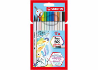 Flamastry Stabilo Pen 68 Brush 12 kolorów