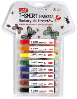 Markery wodoodporne do T-shirtów 8 kolorów Toma
