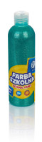 Farba szkolna Astra 250 ml brokatowa zielona