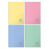 Zeszyt B5/60k KR Eco PP Pastel colors FSC 9565284 Herlitz