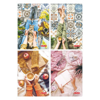 Brulion A4/96k. kratka klejony opr. półtwarda Flat lay 9584319 Herlitz