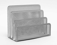 Półka na listy siatka Tres srebrna