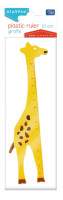 Linijka plastikowa 15cm żyrafa 354297 Starpak