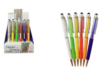 Długopis z kryształkami SV-218 - końcówka do ekranów dotykowych 903055 KTW