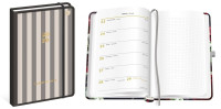 Kalendarz książkowy B5 192 Metal Stripes Interdruk
