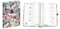Kalendarz książkowy B6 192k Mat+UV Flowers Interdruk