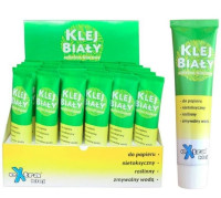 Klej w tubce szkolno-biurowy biały Extra 50g Schemat