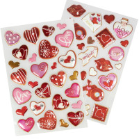 Naklejki 3D-serca WA7283 Arpex