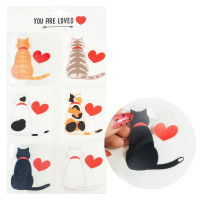 Naklejki elektrostatyczne - kotki WA7290 Arpex