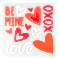 Walentynkowe naklejki żelowe WA7306 Arpex