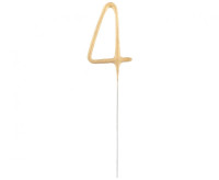 Złota cyfra 4 (zimny ogień ) CS1921S-4 GoDan