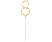 Złota cyfra 8 (zimny ogień ) CS1921S-8 GoDan