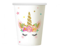 Kubeczki papierowe PB&C Jednorożec 266ml (6szt) PF-KPJE GoDan