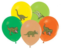Balony Dinozaury 12"/5szt GZ-DIN5 Godan