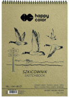 Szkicownik na spirali Ptaki  A4/80 90g Happy Color HA 3809 2030-P80