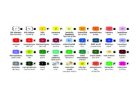 Farba akrylowa Staedtler 36 kolorów 12ml Happy Color