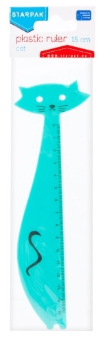 Linijka plastikowa 15cm kot 447744 Starpak