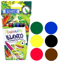 Pisaki zmywalne Bianco 6kol Kamet