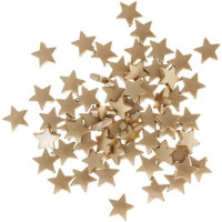 Koraliki gwiazdki 1,5cm 60szt złote GRKO-137 Dalprint
