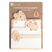 Karteczki samoprzylepne Kapibara 3szt DPCA-043 Dalprint