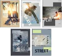 Zeszyt  A5/60k linia 70g Top Poster Hamelin