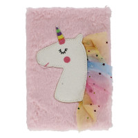 Notes A5 pluszowy pastelowy Unicorn 484167 Starpak