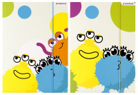 Teczka z gumką A4 papierowa Monster Starpak 512117