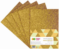 Arkusze piankowe brokatowe A4 (5) złote HA71322030-11 Happy Color