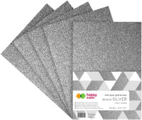Arkusze piankowe brokatowe A4 (5) srebrne HA71322030-81 Happy Color