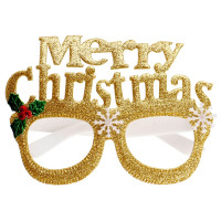 Złote okulary z napisem Incood