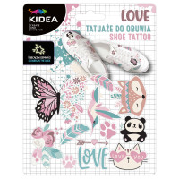 Tatuaże do obuwia świecące w ciemności Love Kidea Derform