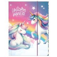 Teczka z gumką A4 Jednorożec 16 TGA4JR16 Derform