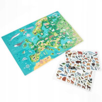 Gdzie one żyją? Zwierzęta Europy + gra Kidea GZZEKA Derform