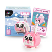 Klocki Snapets - Królik różowy Kidea KLSKRRKA  Derform