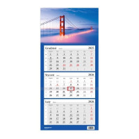 Kalendarz trójdzielny Most Golden Gate Sztuka Rodzinna