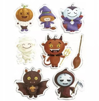 Naklejki żelowe - Halloween (8szt) DPNK-204 Dalprint