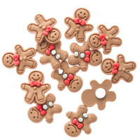 Ozdoby samoprzylepne 3D - Piernikowe ludki (12szt) DPZA-191 Dalprint