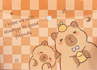 Teczka kopertowa A4 na zatrzask Kapibara kratka DPCA-026 Dalprint