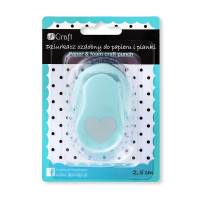 Dziurkacz ozdobny do papieru i pianki 2,5 cm SERCE  JCDP-110-001 Dalprint