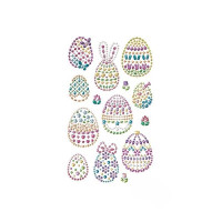 Naklejki z kryształkami - Jajka 14szt DPNK-221 Dalprint
