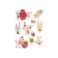 Naklejki żelowe - Wielkanoc 9szt DPNK-236 Dalprint