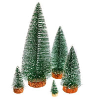 Zestaw choinek dekoracyjnych 5szt zielone CEOZ-208 Dalprint