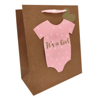 Torba prezentowa 26x32 cm  Narodziny, craft  Incood
